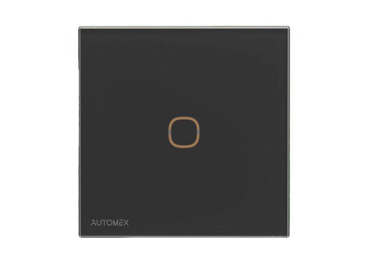 کلید هوشمند یک پل زیگبی اتومکس - رنگ مشکی فریملس