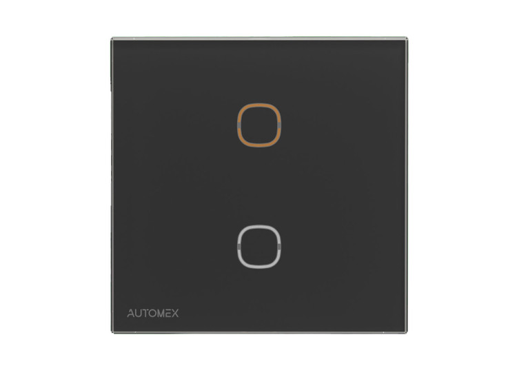 کلید هوشمند زیگبی دو پل اتومکس - رنگ مشکی فریملس