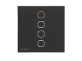 کلید هوشمند زیگبی چهار پل اتومکس - رنگ مشکی فریملس