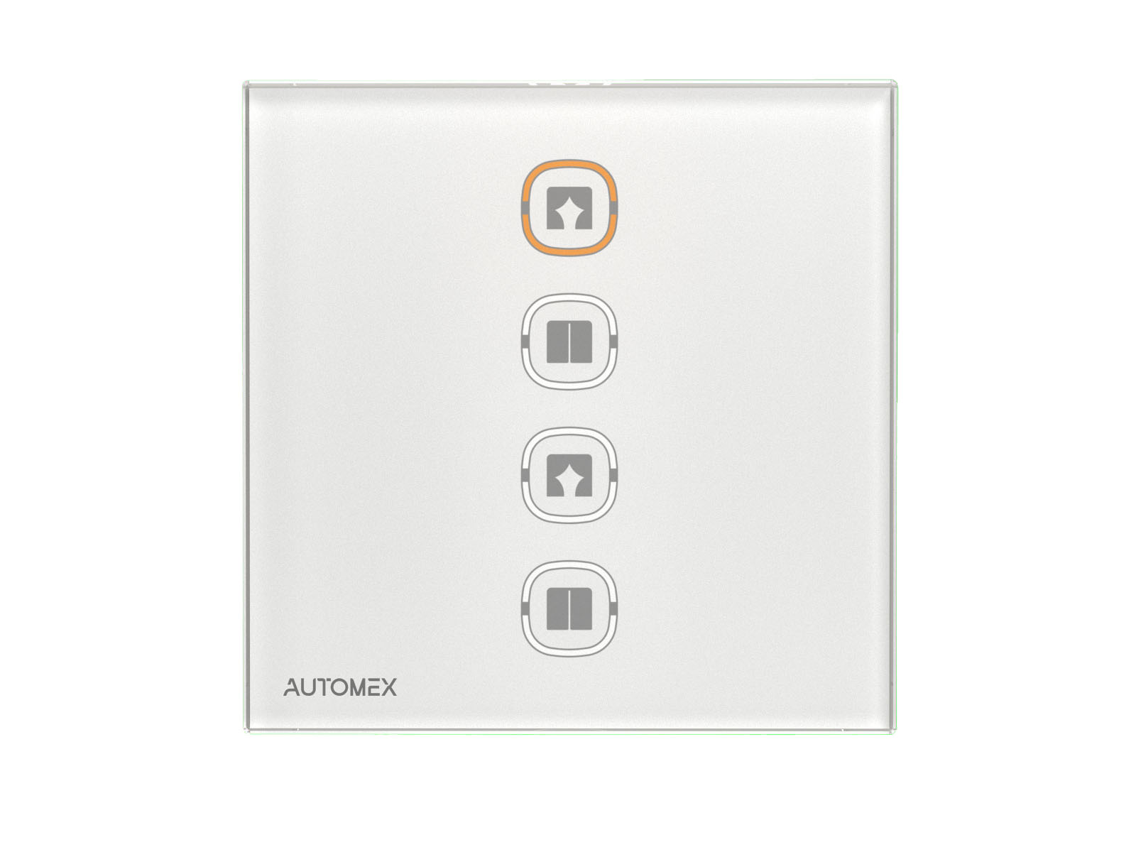 کلید هوشمند زیگبی پرده برقی اتومکس - رنگ سفید فریملس