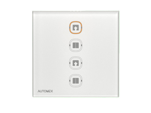 کلید هوشمند زیگبی پرده برقی اتومکس - رنگ سفید فریملس