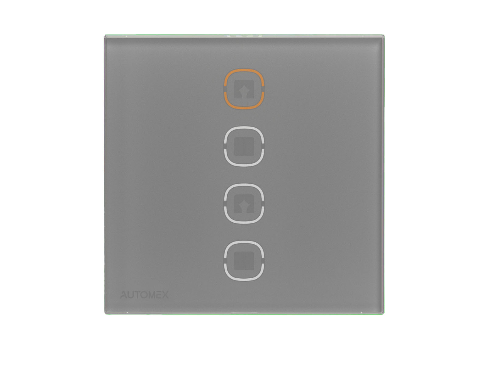 کلید هوشمند زیگبی پرده برقی اتومکس - رنگ خاکستری فریملس