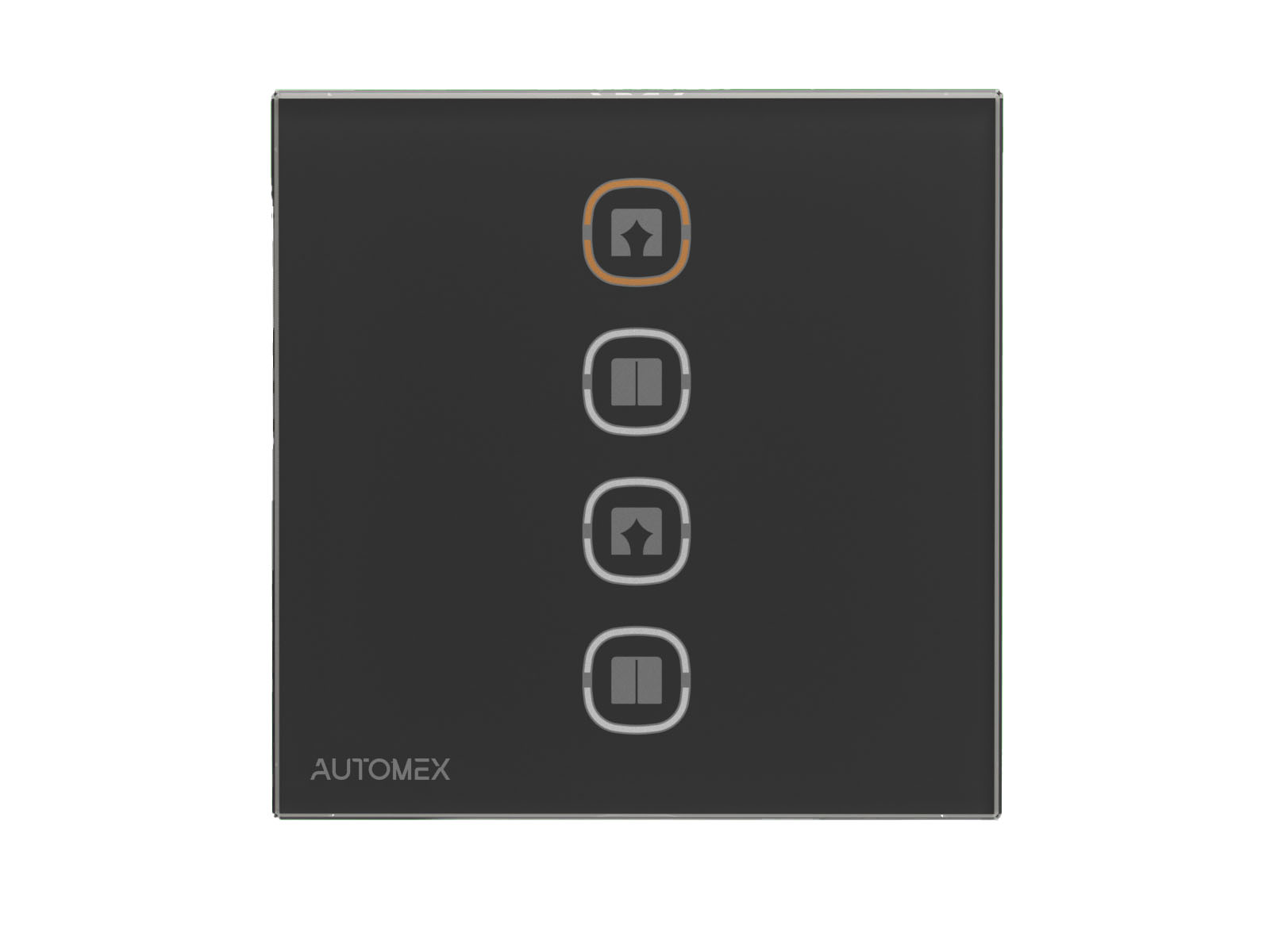 کلید هوشمند زیگبی پرده برقی اتومکس - رنگ خاکستری فریملس