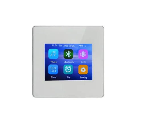 موزیک پلیر دیواری با مانیتور لمسی